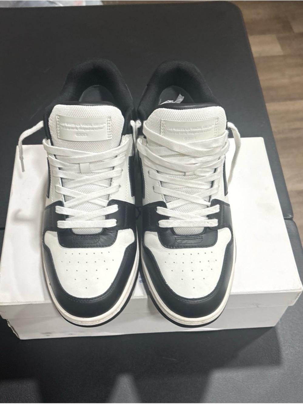 Off-White Black & White Low-Top Sneakers